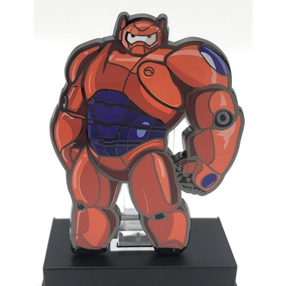 Disney FigPin Pin Big Hero 6 Armored Baymax Red Suit Figpin #406 Jumbo Pin - Picture 6 of 8